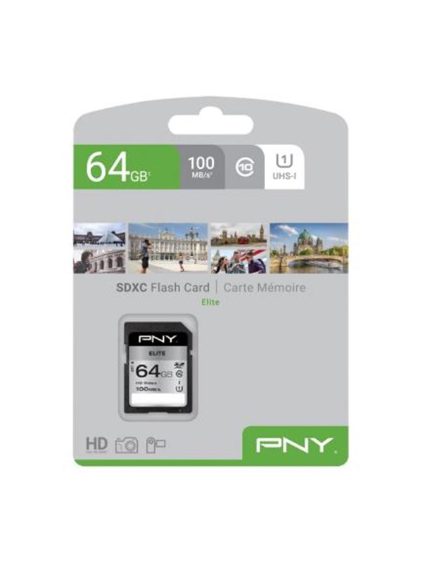 Pny Elite Sd 100mb/s 64gb