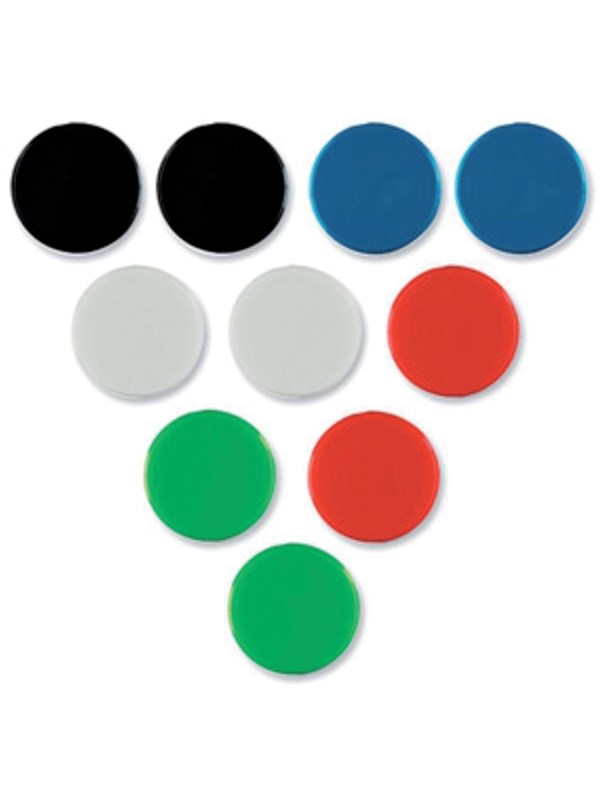 Nobo Magnetiska Whiteboardmagneter 4-Pack 38 mm Färgade Magneter Blå