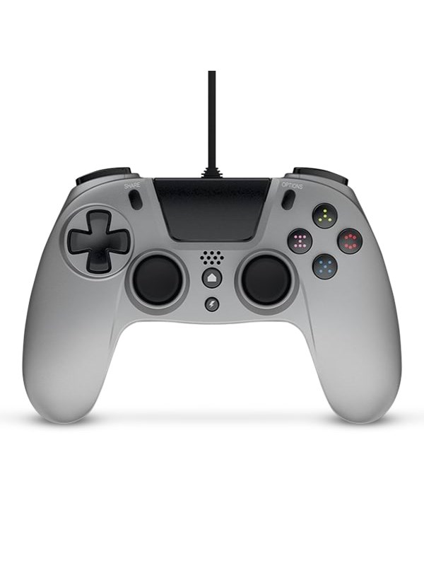 Gioteck Vx4 Wired Silver Controller For Ps4 Wired Controller Sony Playstation 4