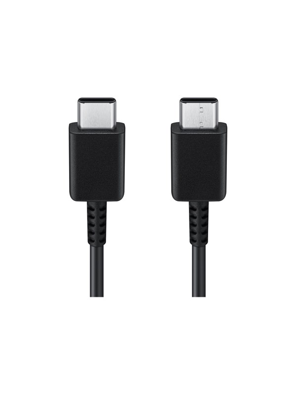 Produktfoto för Samsung EP-DA705 - USB-kabel - 24 pin USB-C (hane) till 24 pin USB-C (hane) - USB 2.0 - 3 A - 1 m - svart