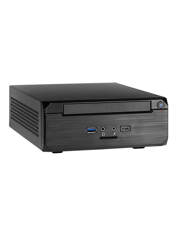Inter-Tech MW-02 II - Chassi - Desktop slimline - Svart