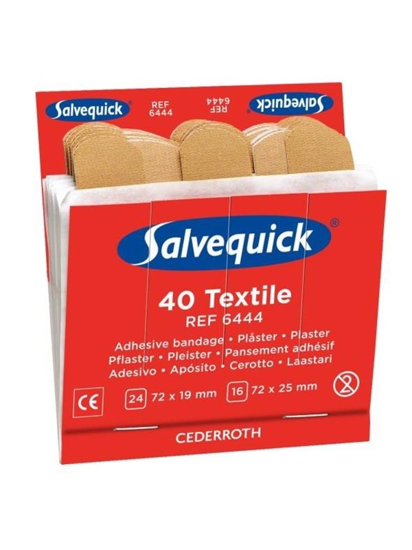 Produktfoto för PLÅSTERREFILL TEXTIL 6444 SALVEQUICK | Beijerbygg Byggmaterial