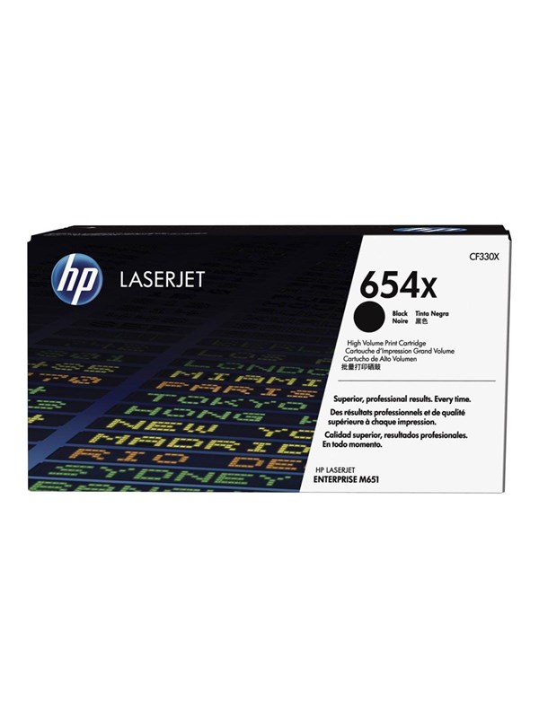 HP 654X / CF330X - High Yield Black Toner
