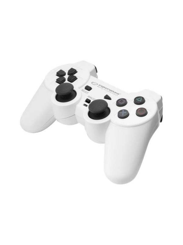 Esperanza Gamepad Ps3/pc Usb Trooper White Wired Controller Pc
