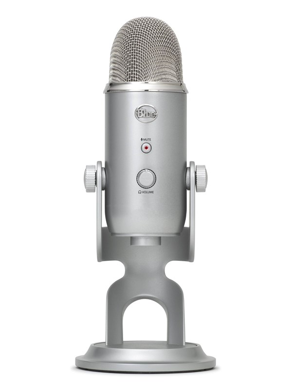 Blue Mic Yeti USB - Silver - Microphone for Windows PC and Mac