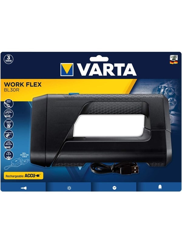 VARTA Work Flex BL30R Light Rechargeable Hand Lamp