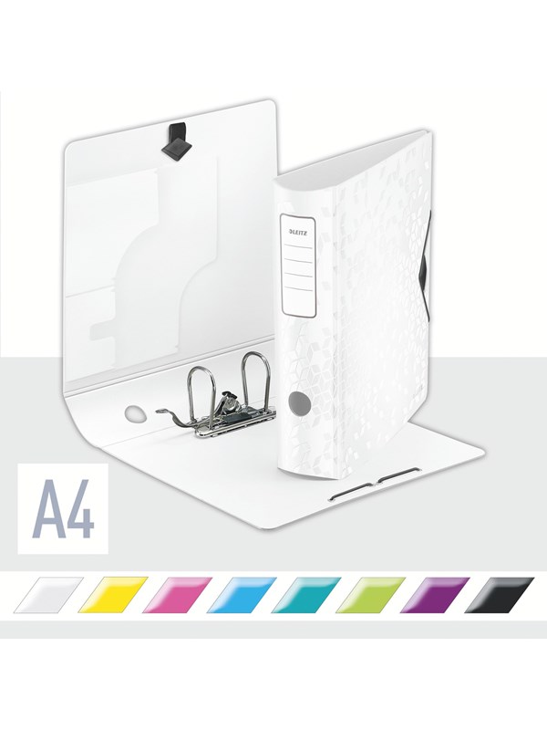 Produktfoto för Leitz LAF-pärm Active PP WOW A4/80mm Vit