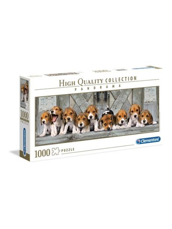 Clementoni 1000 pcs. High Quality Collection Panorama BEAGLES Golv