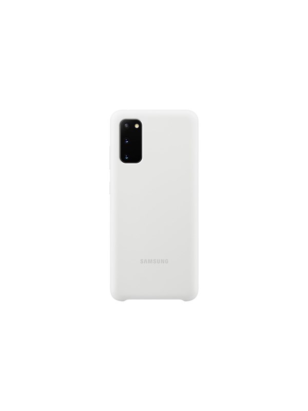 Samsung Galaxy S20 Silicone Cover White