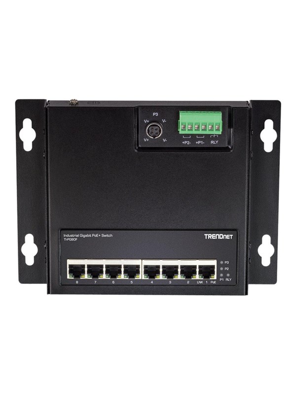 TRENDnet TI-PG80F - Industrial - switch - 8 ports - unmanaged