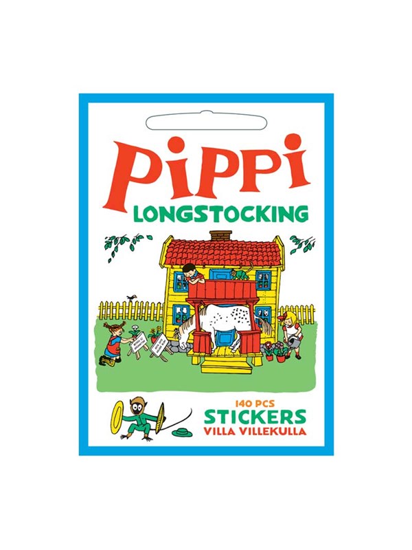 Barbo Toys - Pippi Longstocking Stickers Villa Villekulla with 140 Stickers - Självhäftande etiketter
