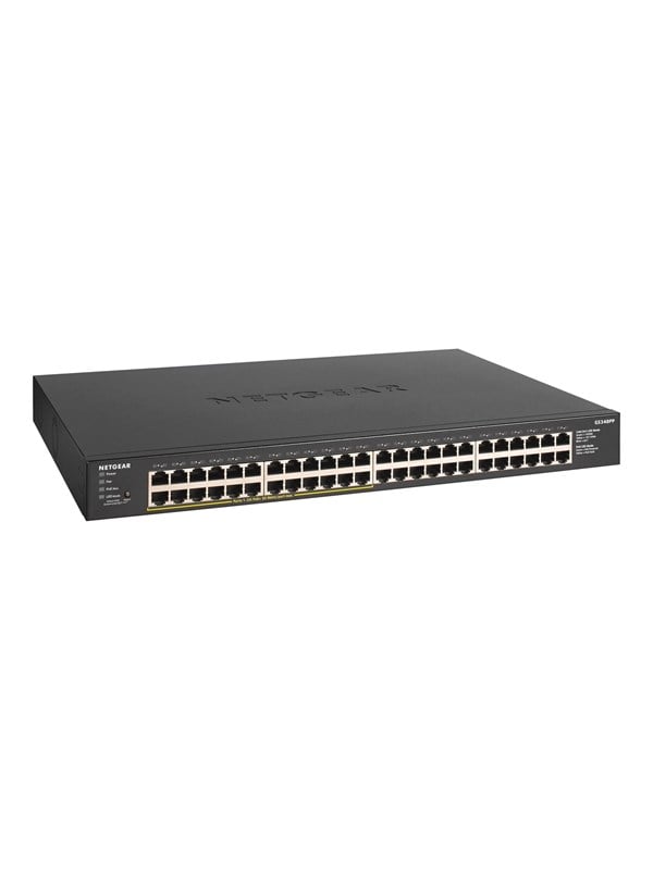 Netgear GS348PP - switch - 48 ports - unmanaged - rack-mountable