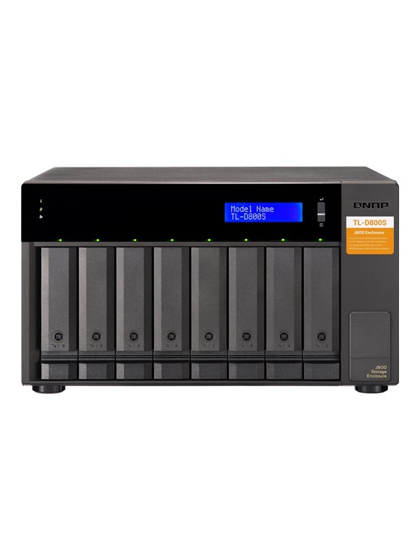 QNAP TL-D800S High-performance desktop SATA 6Gbps JBOD storage enclosure