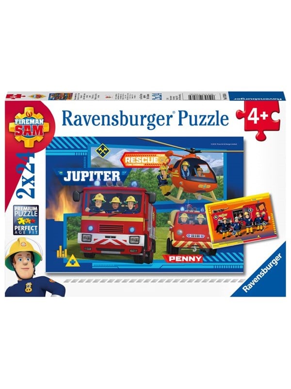 Ravensburger Fireman Sam To The Rescue 2x24p - SEK 101 hos Proshop.se