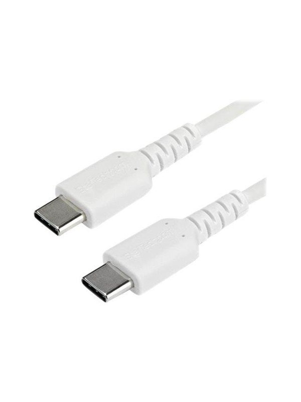 StarTech.com 1 m / 3.3 ft. USB C Cable - White - Aramid Fiber - USB-C cable - 1 m