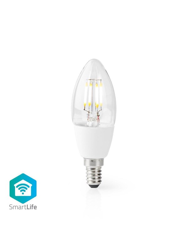 Nedis Smart LED-pære | E14 | C37 | 5 W | 400 lm |