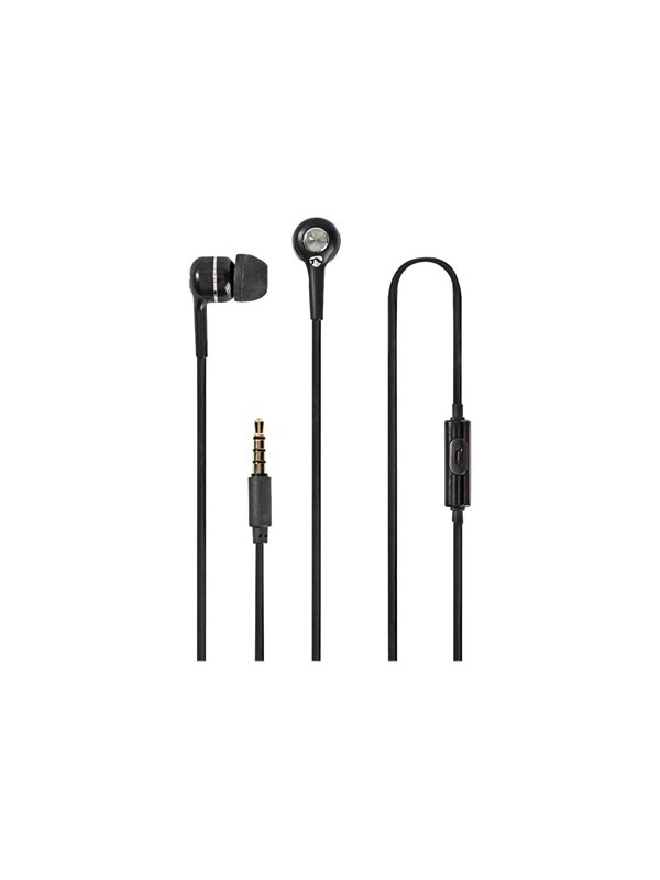 Produktfoto för NEDIS Hörlur+Mic HPWD2020BK In-ear
