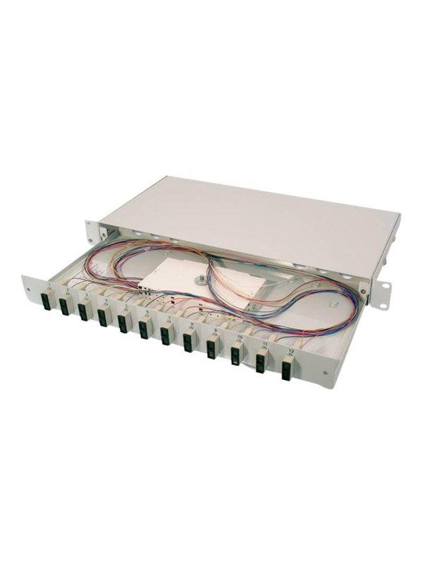 Produktfoto för DIGITUS fibre-optic splice box - 1U - 19"