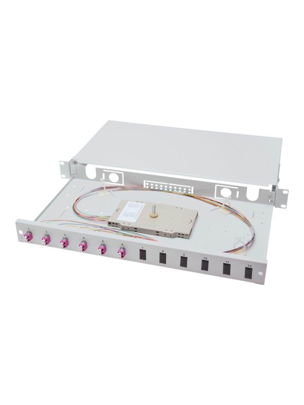 Produktfoto för DIGITUS Professional DN-96330-4 - Fiberoptisk skarvlåda - LC x 12 - 1U - 19