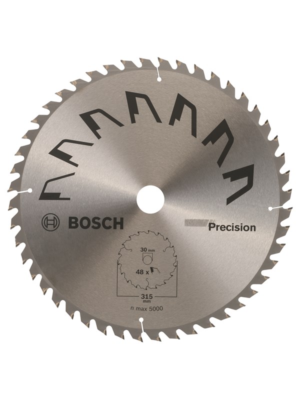 Bosch Cirkelsågklinga PRECISION D= 315 mm; borrhål= 30 mm; K= 48