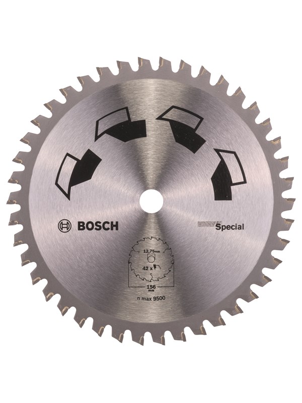 Bosch Cirkelsågklinga SPECIAL D= 156 mm; borrhål= 12,75 mm; K= 42
