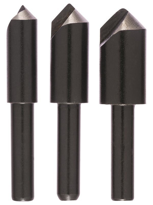 Bosch 3-delars konförsänkarsats, 1-skärs 8,0; 10,0; 12,0 mm