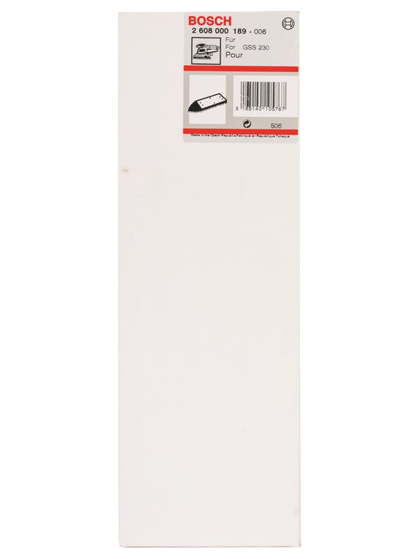 Bosch Förlängd slipplatta 185 x 93 mm