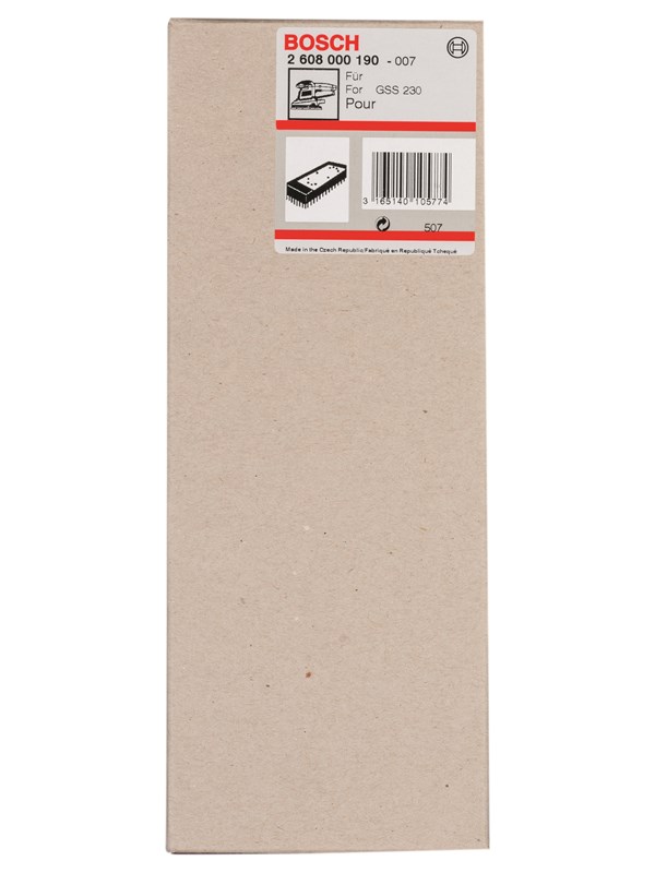 Bosch Förlängd slipplatta 185 x 93 mm