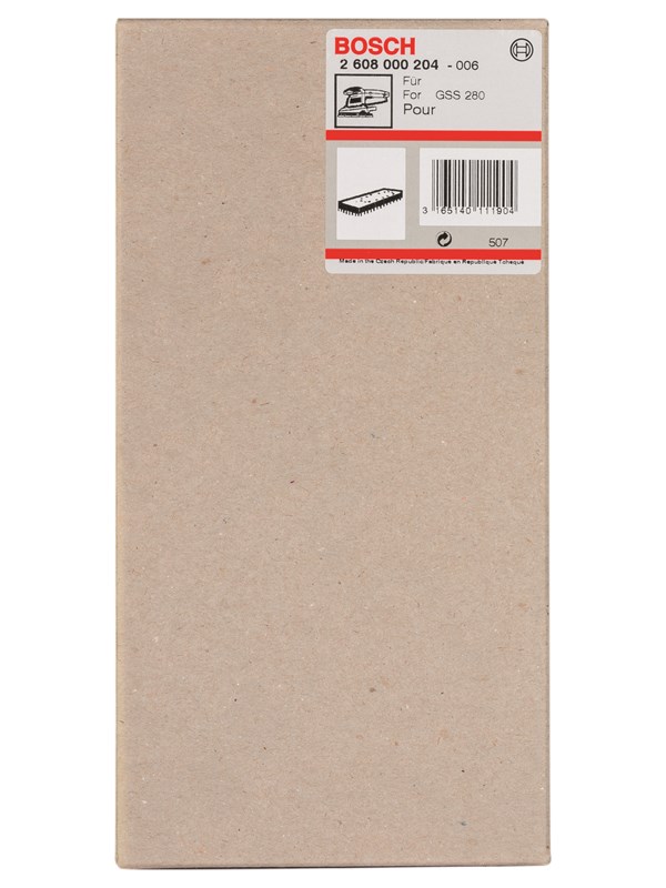 Bosch Slipplatta 185 x 93 mm