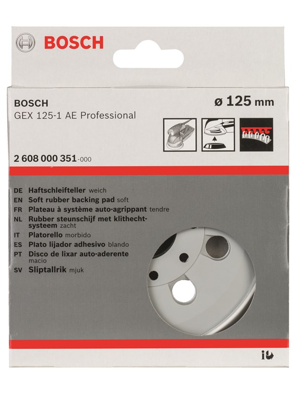 Bosch Stödrondell mjuk, 125 mm