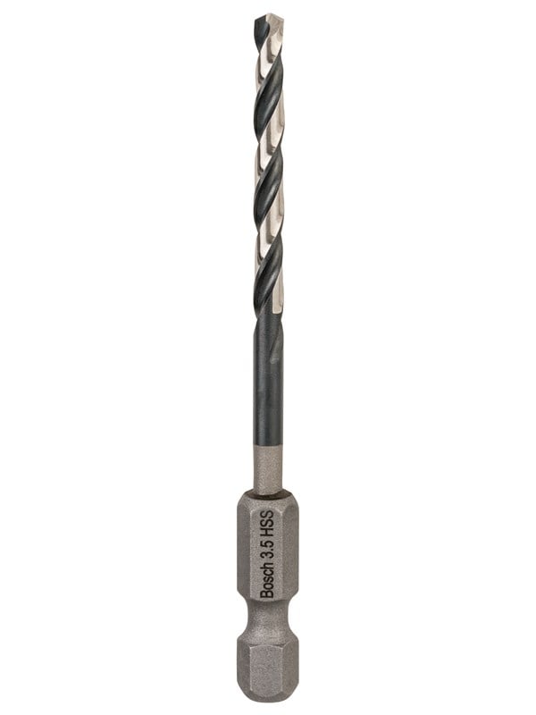 Bosch HSS spiralborrbit med sexkantsskaft 3,5 mm 3.5 x 39 x 79 mm