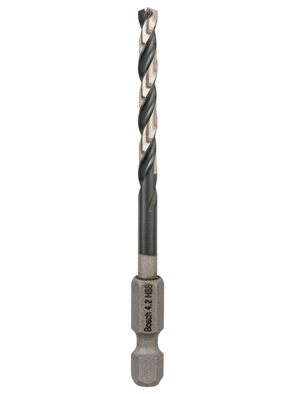 Bosch HSS spiralborrbit med sexkantsskaft 4,2 mm 4.2 x 43 x 83 mm