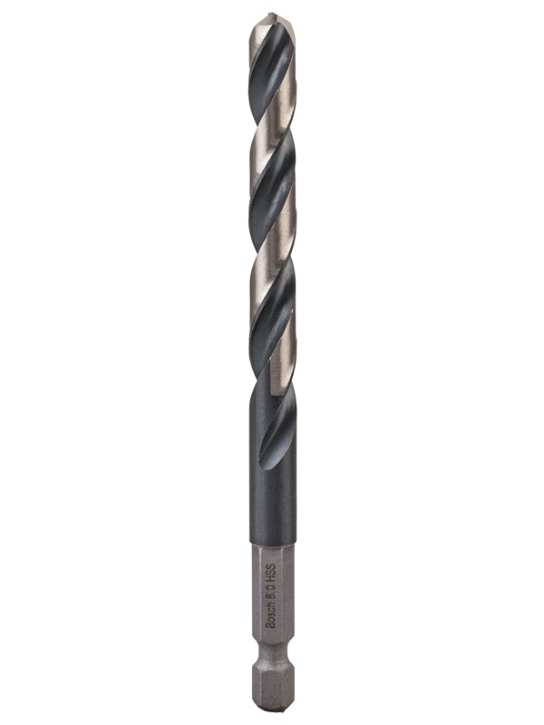 Bosch HSS spiralborrbit med sexkantsskaft 8,0 mm 8 x 75 x 117 mm
