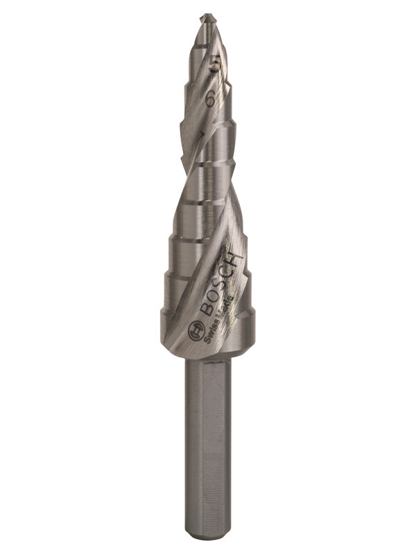 Bosch Etappborr HSS 4 - 12 mm, 6,0 mm, 66,5 mm
