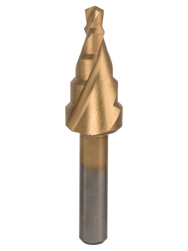 Bosch Etappborr HSS-TiN 4 - 12 mm, 6,0 mm, 50 mm