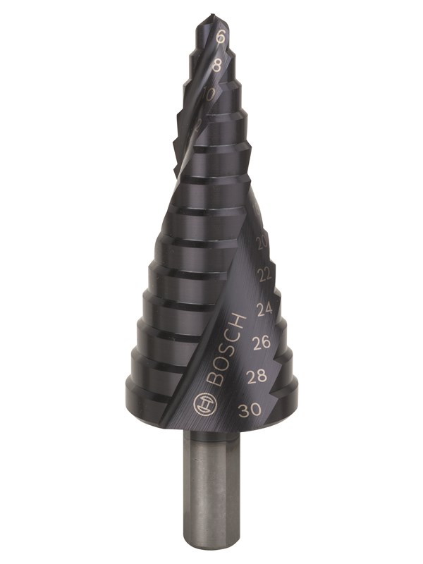 Bosch Etappborr HSS-AlTiN 6 - 30 mm, 10,0 mm, 93,5 mm