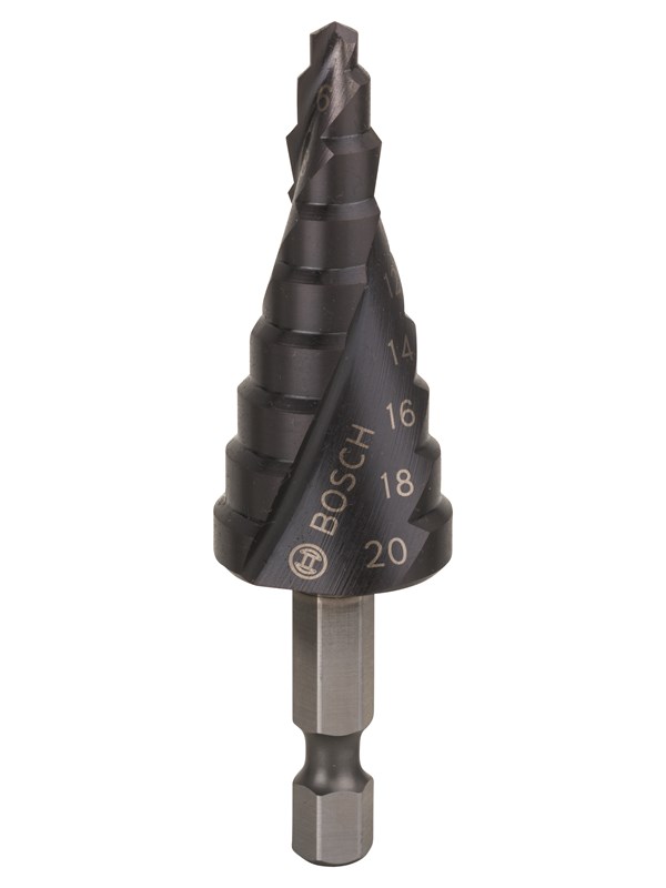 Bosch Etappborr HSS-AlTiN 4 - 20 mm, 70,5 mm