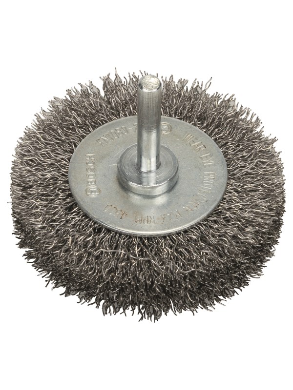 Bosch Stålborste, vågformad tråd, 70 × 0,3 mm, rostfritt stål 70 mm, 0,3 mm, 15 mm