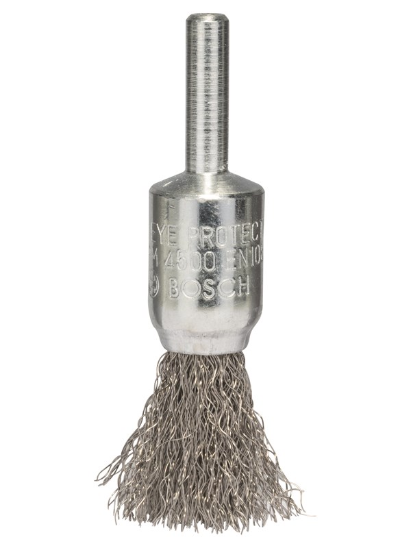 Bosch Penselborste, vågformad tråd, 15 × 0,2 mm, rostfritt stål 15 mm, 0,2 mm