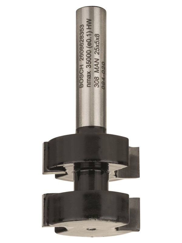 Bosch Spontfräs, 8 mm, D1 25 mm, L 5 mm, G 58 mm 8 mm, D1 25 mm, L 5 mm, G 58 mm