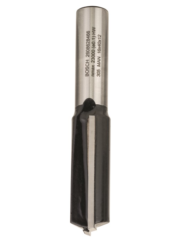 Bosch Notfräs, 12 mm, D1 16 mm, L 40 mm, G 81 mm 12 mm, D1 16 mm, L 40 mm, G 81 mm