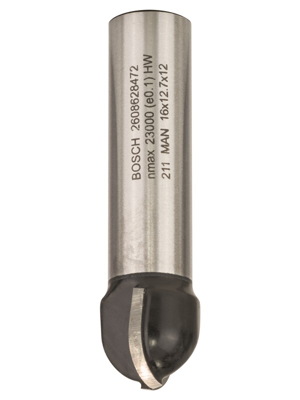 Bosch Hålkälsfräs, 12 mm, R1 8 mm, D 16 mm, L 12,7 mm, G 54 mm 12 mm, R1 8 mm, D 16 mm, L 12,7 mm, G 54 mm