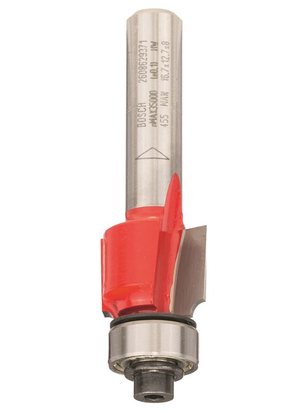 Bosch Expert for Wood avrundningsfräs, 8 mm, D 16,7 mm, R1 2 mm, L 12,7 mm, G 55 mm 8 mm, D 16,7 mm, R1 2 mm, L 12,7 mm, G 55 mm