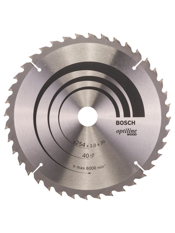 Produktfoto för CIRKELSÅGKLINGA PLUS10 TRÄ 254X2X30MM 40T | Beijerbygg Byggmaterial