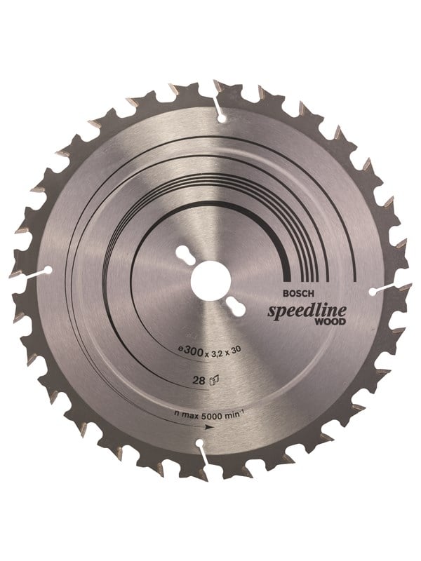 Bosch Cirkelsågklinga Speedline Wood 300 x 30 x 3,2 mm, 28
