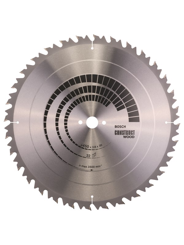 Bosch Cirkelsågklinga Construct Wood 450 x 30 x 3,8 mm; 32