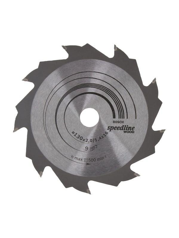 Bosch Cirkelsågklinga Speedline Wood 130 x 16 x 2,0 mm, 9