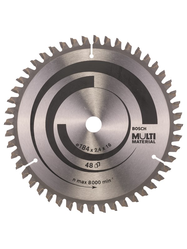 Bosch Cirkelsågklinga Multi Material 184 x 16 x 2,4 mm; 48