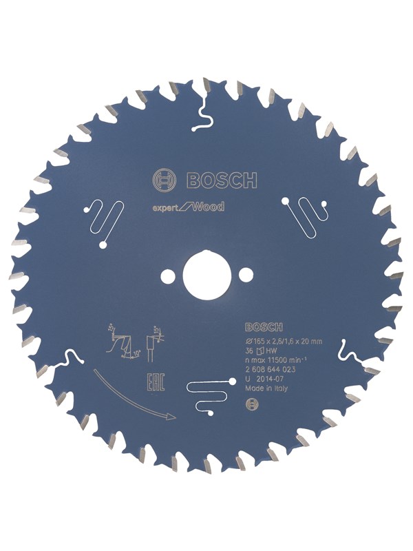 Bosch Sågklinga Expert for Wood 165 x 20 x 2,6 mm, 36