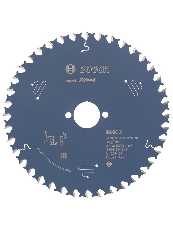 Bosch Sågklinga Expert for Wood 190 x 30 x 2,6 mm, 40